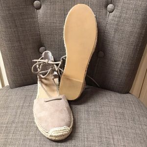 Audrey Brooke Shoes - Audrey Brooke taupe espadrilles sz 7.5 NWOT Audrey Brooke Shoes - Audrey Brooke taupe espadrilles sz 7.5 NWOT